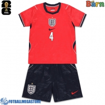 Fotballdrakt Barn England Declan Rice #4 Bortedraktsett VM 2026 Kortermet (+ Korte bukser)